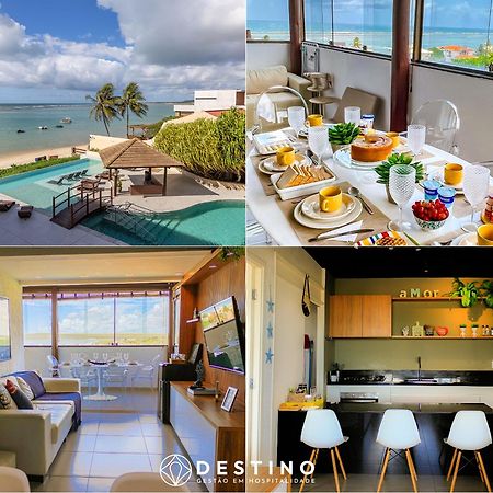 Cobertura Em Barra Bali, Exclusiva Pe Na Areia, Luxo E Vista Deslumbrante - Destino Bsm 402 Lejlighed Barra de São Miguel Eksteriør billede