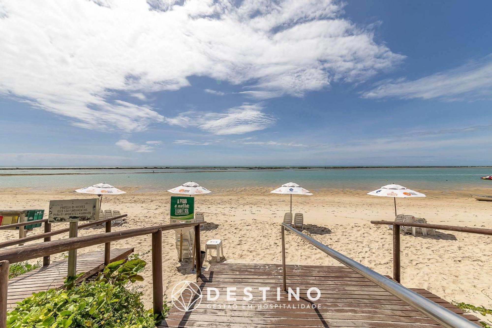 Cobertura Em Barra Bali, Exclusiva Pe Na Areia, Luxo E Vista Deslumbrante - Destino Bsm 402 Lejlighed Barra de São Miguel Eksteriør billede