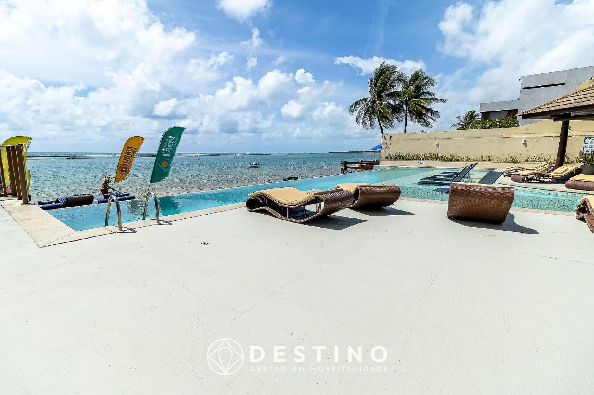 Cobertura Em Barra Bali, Exclusiva Pe Na Areia, Luxo E Vista Deslumbrante - Destino Bsm 402 Lejlighed Barra de São Miguel Eksteriør billede