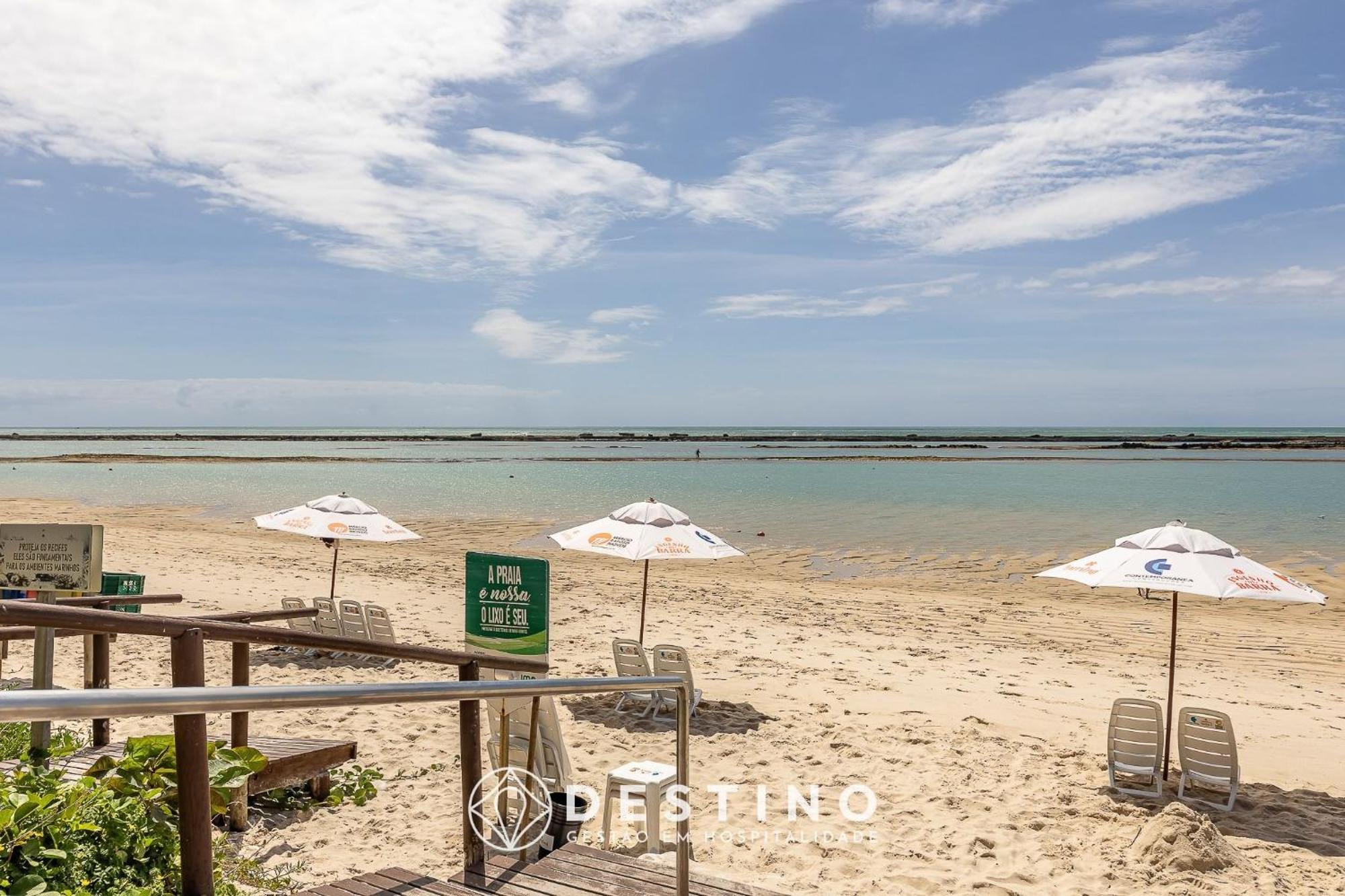Cobertura Em Barra Bali, Exclusiva Pe Na Areia, Luxo E Vista Deslumbrante - Destino Bsm 402 Lejlighed Barra de São Miguel Eksteriør billede