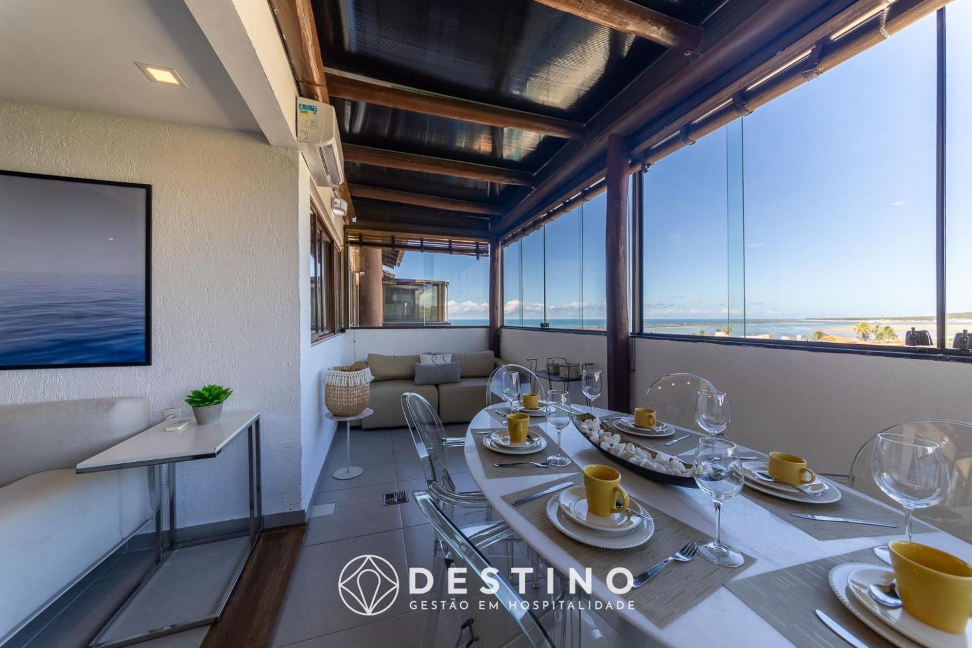 Cobertura Em Barra Bali, Exclusiva Pe Na Areia, Luxo E Vista Deslumbrante - Destino Bsm 402 Lejlighed Barra de São Miguel Eksteriør billede