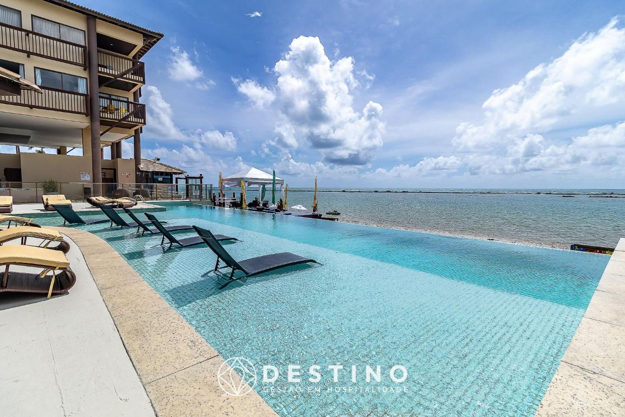 Cobertura Em Barra Bali, Exclusiva Pe Na Areia, Luxo E Vista Deslumbrante - Destino Bsm 402 Lejlighed Barra de São Miguel Eksteriør billede