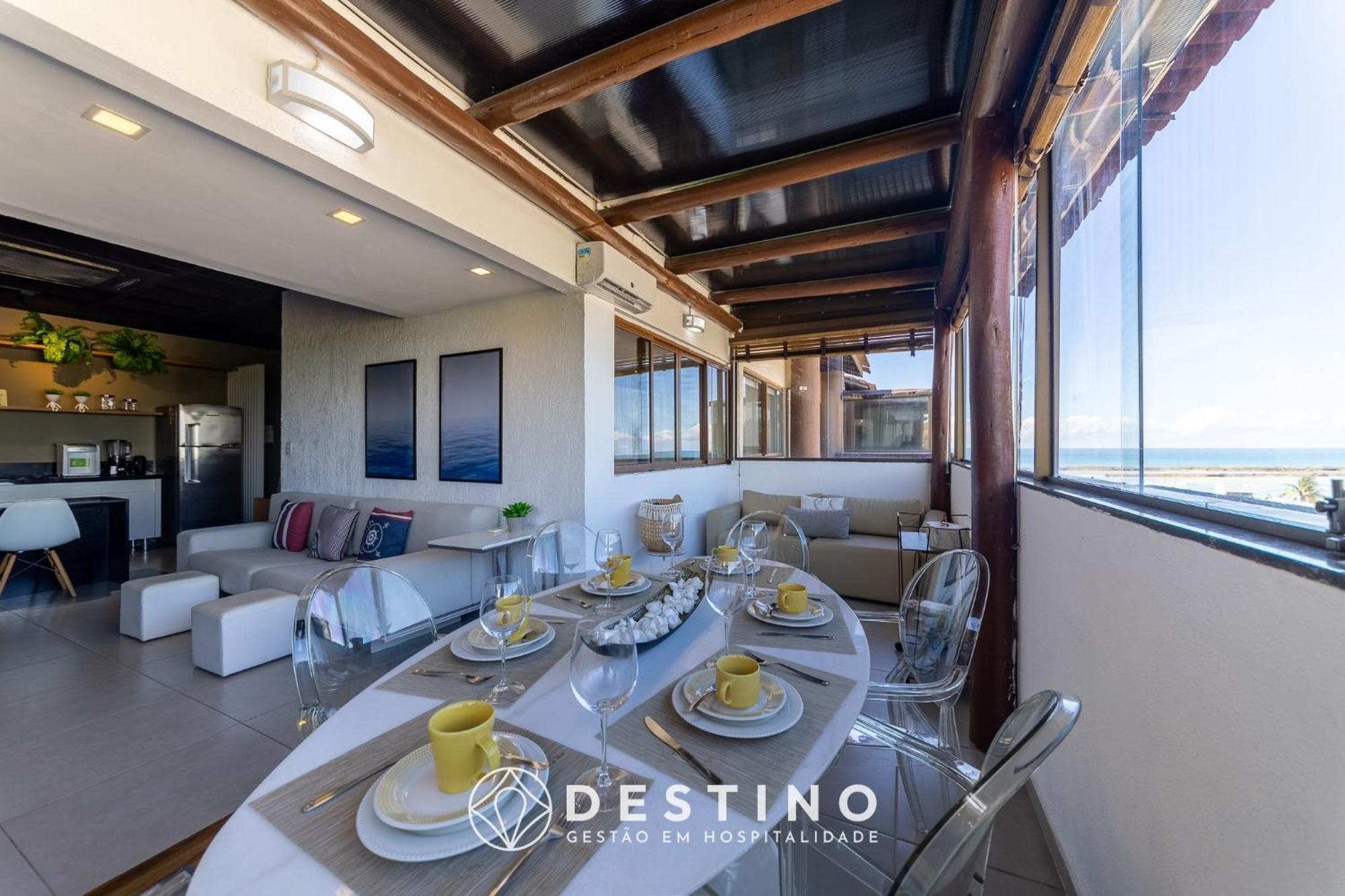 Cobertura Em Barra Bali, Exclusiva Pe Na Areia, Luxo E Vista Deslumbrante - Destino Bsm 402 Lejlighed Barra de São Miguel Eksteriør billede